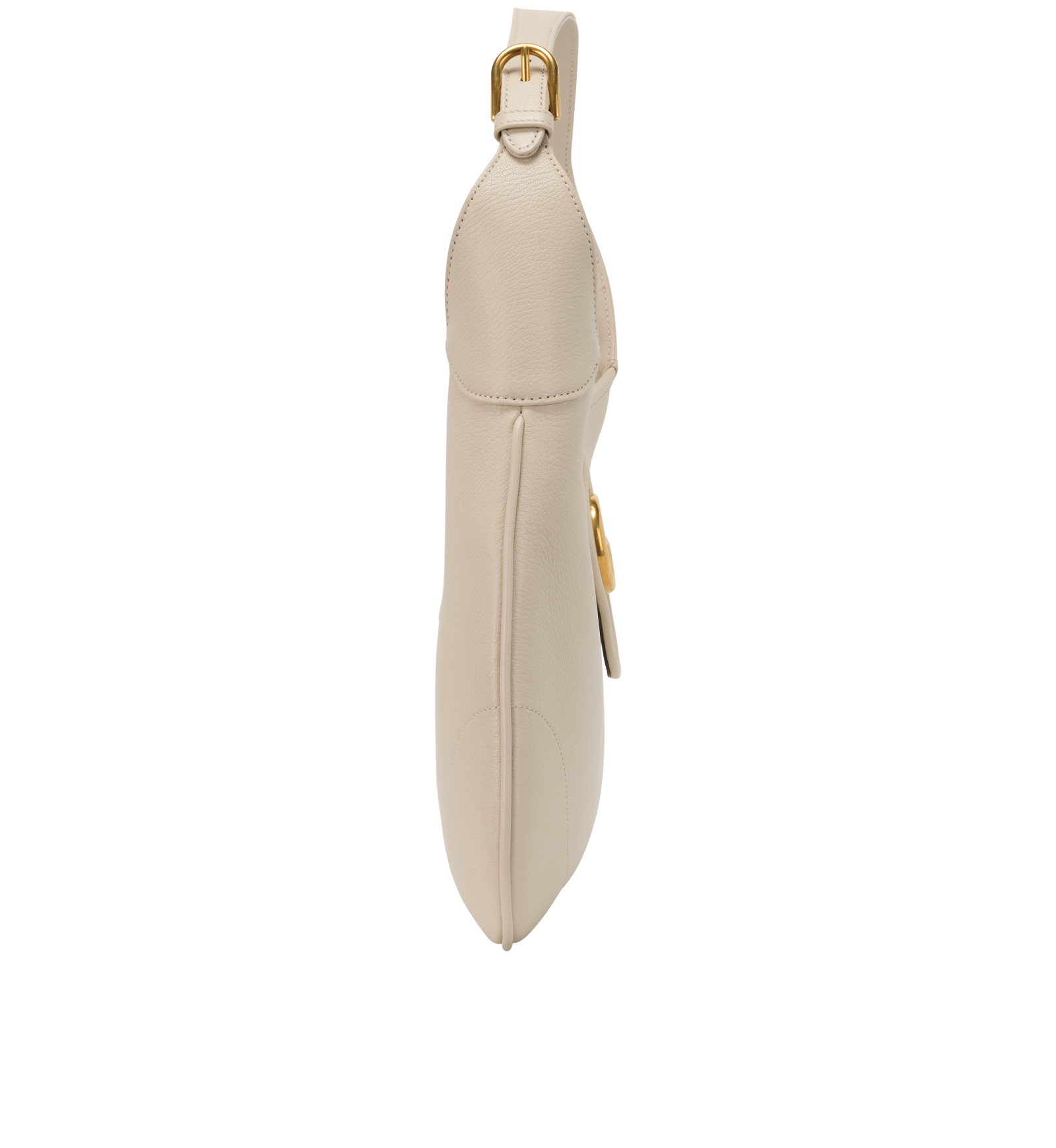 Medium Aphrodite Hobo, &pound;795, Handbags, Cream, Leather, Side view